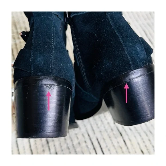 ASOS Rocker And Roller Western Buckle Ankle Boots Size 6. - Picture 12 of 13